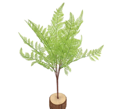 5PCS 45CM Artificial Plants Fake Boston Fern Greenery Outdoor UV Resistant Faux Plastic Plants Garden Porch Window Box Decor