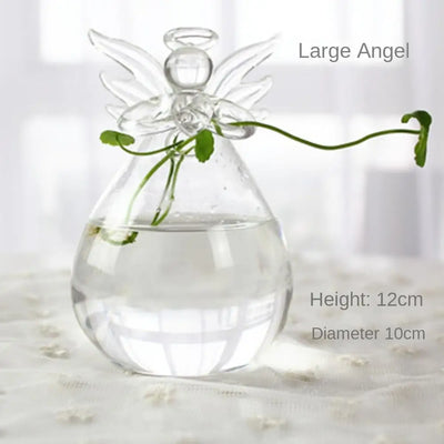 Glass Vase Terrarium Creative Hydroponic Plant Glass Bottle Transparent Flower Vase Fish Tank Aquarium Container Home Decoration