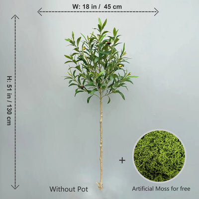 65-200CM Large Artificial Olive Plant tree Branches Fake plant Plastic Ornamental outdoor faux Plant for Home garden Room Decor