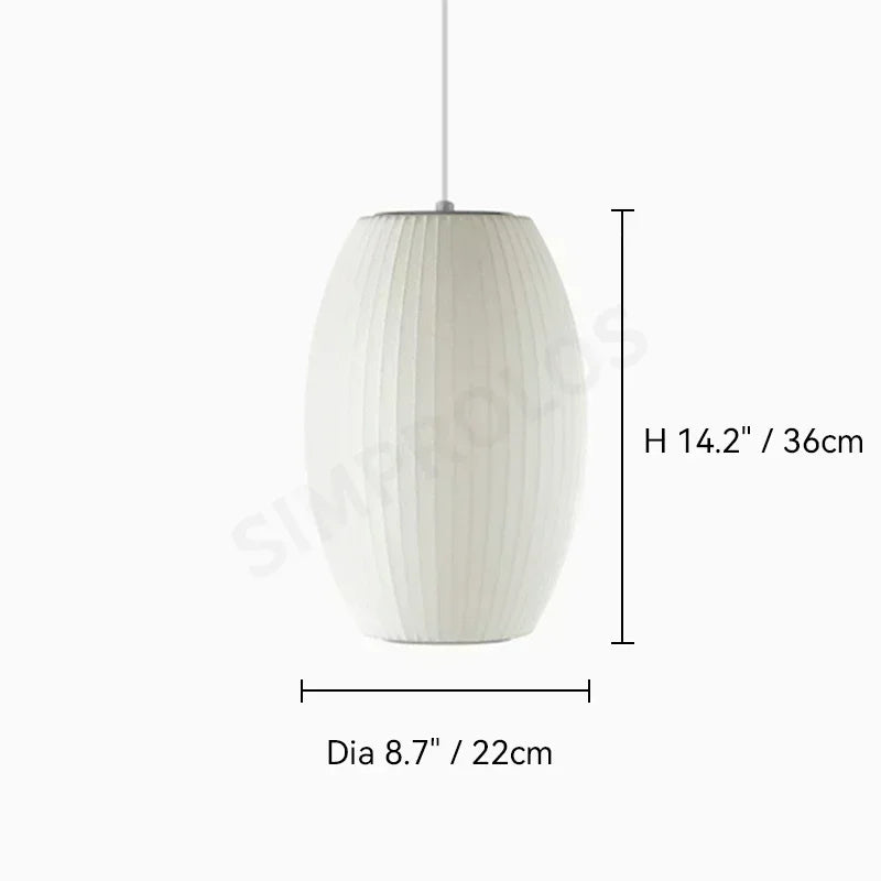 Denmark Designer Silk LED Pendant Lamp Living Room Hotel Hall Restaurant Hanglamp Home Decoration Lighting Factory Direct Sales