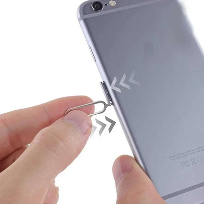 1-100PCS Universal Anti Loss Pin Eject Sim Card Tray Open Pin Needle Key Tool For iPhone 15 Samsung Xiaomi Redmi Huawei