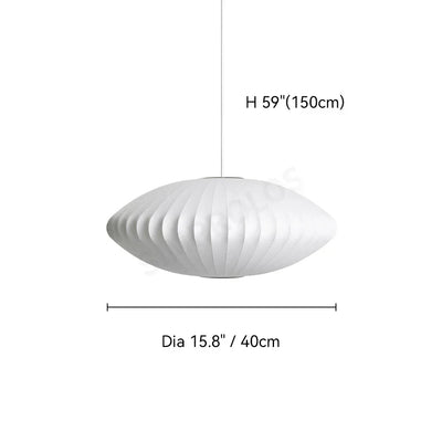 Denmark Designer Silk LED Pendant Lamp Living Room Hotel Hall Restaurant Hanglamp Home Decoration Lighting Factory Direct Sales