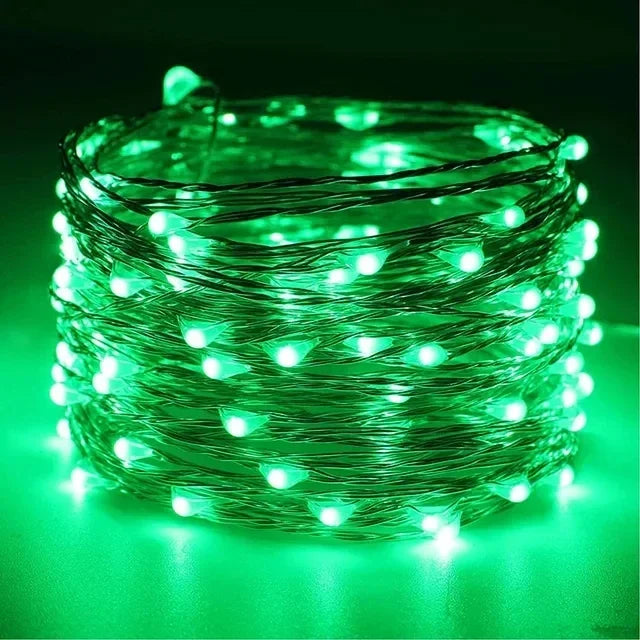 1/2/3/5/10/20M LED Fairy Lights Battery Powered Copper Wire String Lights For Bedroom Garden Party Wedding Christmas Decoration