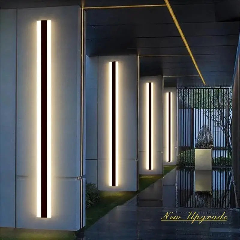 LED long wall lamps OutdoorWaterproof IP65 Garden Lights outdoor porch-f-lights Door wall lamp lighting Modern outdoor walllight