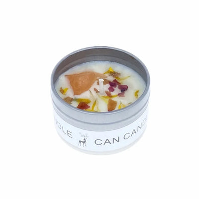 Scented Long Lasting Soy Candles Crystal Stone Dried Flower Fragrance Smokeless   for Home Decorstion  Jar