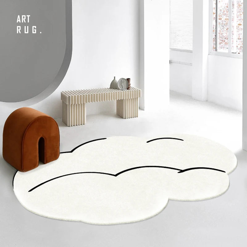 Modern Style Carpets for Living Room Irregular Bedroom Decor Clouds Carpet Fluffy Soft Baby Crawling Mat Home Plush Lounge Rug