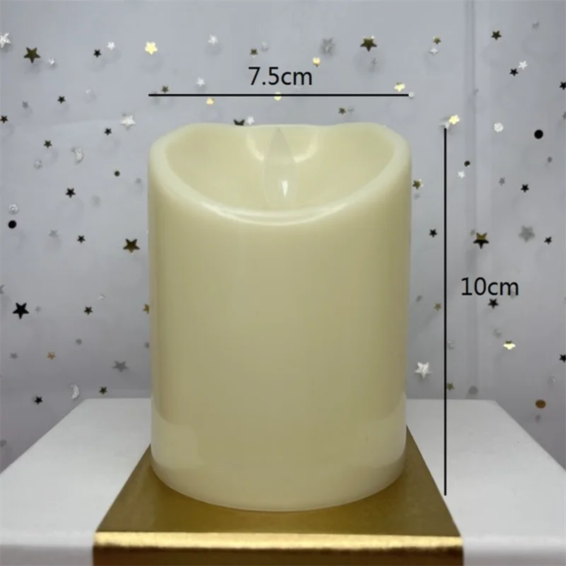 Flameless Flickering Candles Light Tealight Battery Power Candles Lamp Electronic Votive Led Lamp Halloween Home Decor