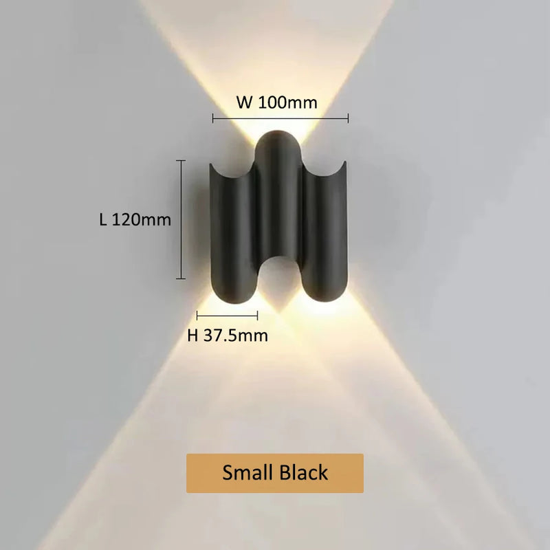 Home Decoration Wall Lamp Up and Down Luminous Wall Light Outdoor Waterproof Garden Lighting TV Background Light Fixture LP-352