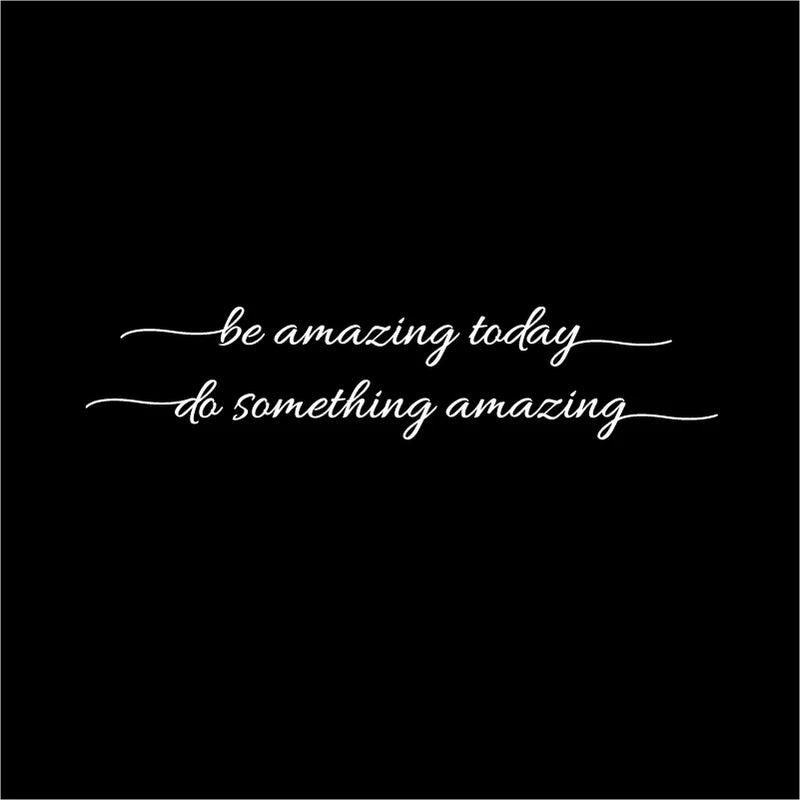 You Look Amazing Mirror Decal Vinyl Decal Bathroom Decor Inspire Motivational Quote Sticker Fitting Room Bedroom Decoration