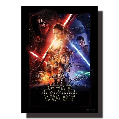 Star Wars Canvas Decorative Painting  Movie Art Mural Retro Poster Modern Home Wall Decoration Gift and Printing Aesthetic