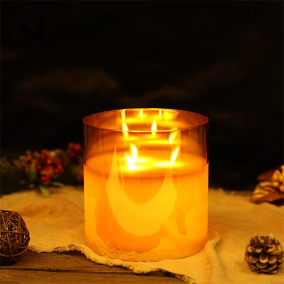 Flickering Flameless Candles Battery Operated LED Tealight Night Lights Lamp for Wedding Birthday Party Christmas Home Decor