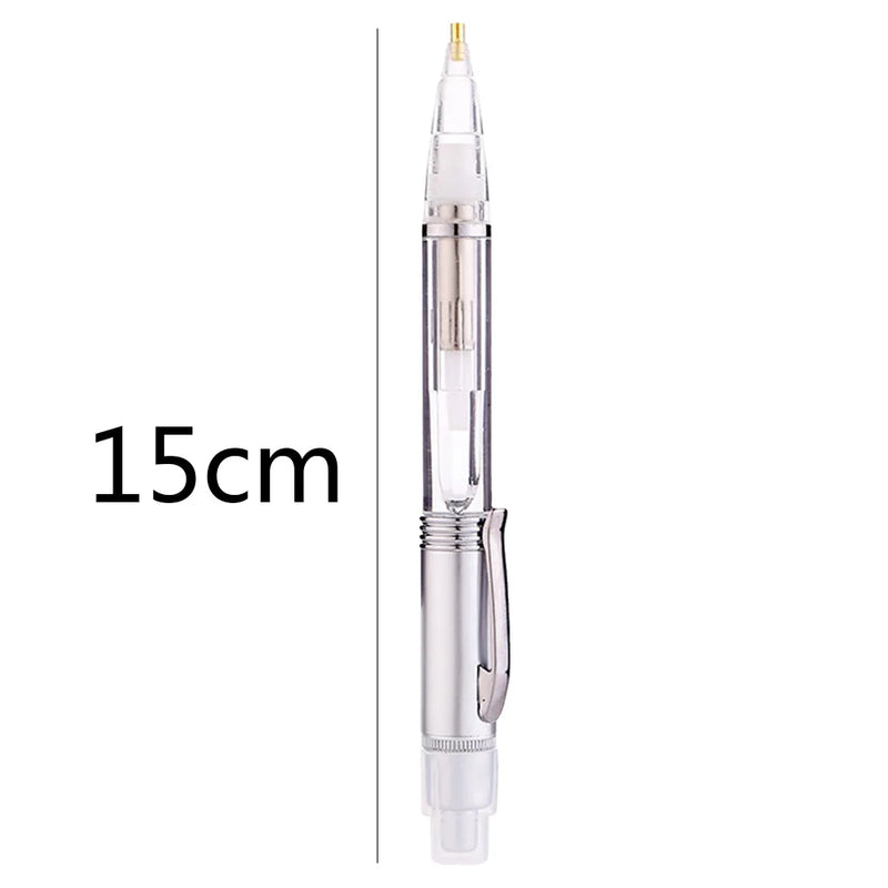 5D DIY Point Drill Pencil with Lighting Luminous White Diamonds Painting Accessories Art Handmade Multifunctional for Kids Adult