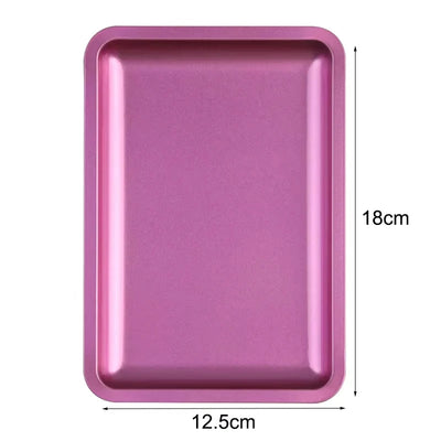 Stainless Steel Cosmetic Storage Tray Nail Art Equipment Plate Doctor Surgical Dental Tray False Nails Dish Tools Storage Tray