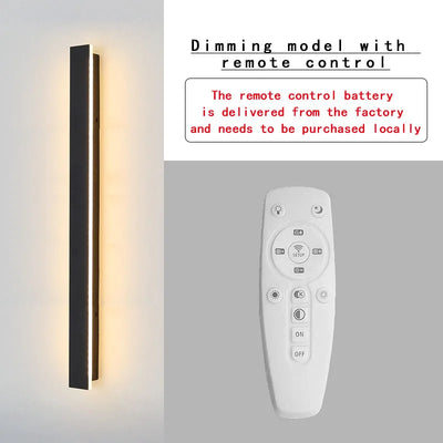 Outdoor Wall Lamp Waterproof LED Long Modern IP65 Light Garden Porch Villa the Door Courtyard Balcony Sconce Luminaire 110V 220V