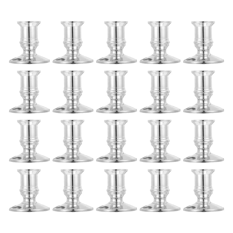 20Pcs Candlestick Base Holder Wedding Table Decoration Party Living Room Home Decor Modern Traditional Dinner Candlestick