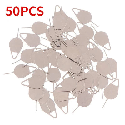 10/30/50pcs Universal Sim Card Tray Removal Eject Pin Key Tool Stainless Steel Needle Opener Ejector for Mobile Phone Smartphone