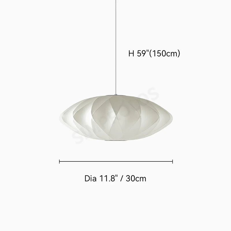 Denmark Designer Silk LED Pendant Lamp Living Room Hotel Hall Restaurant Hanglamp Home Decoration Lighting Factory Direct Sales