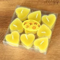 Heart-Shaped Scented Tea Candles Set Wedding Supplies Romantic Decor Creative Love Candle Marriage Proposals Birthday Gift