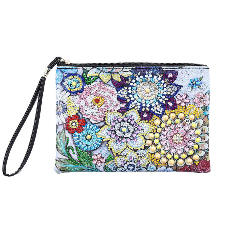 1pc/Set DIY Purses Diamond Painting Mandala Kits for Adults PU Leather Handbags Cactus Diamond Art Purses for Women