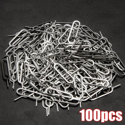 100PCS Interesting anti loss pin Eject Sim Card Tray Open Pin Needle Key Tool For Universal Mobile Phone For iPhone xiaomi POCO