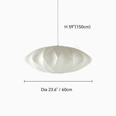 Denmark Designer Silk LED Pendant Lamp Living Room Hotel Hall Restaurant Hanglamp Home Decoration Lighting Factory Direct Sales