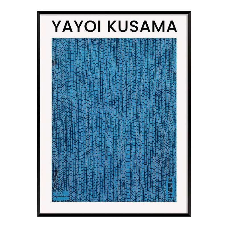 Japanese Minimalist Poster Yayoi Kusama Canvas Paintings Abstract Art Print Wall Art Picture for Living Room Cuadros Home Decor