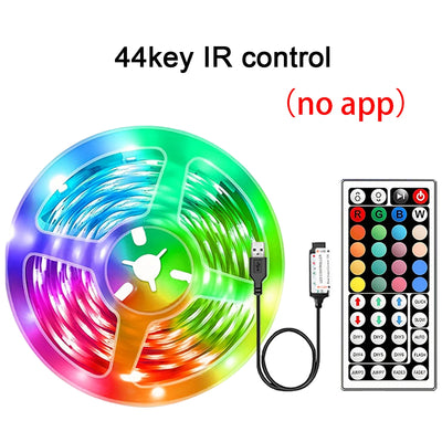 RGB Led Strip Lights 5m 10m 20m 30m Led Room Light with APP Control Flexible Ribbon Luces Led Tape for Room Bedroom Decoration