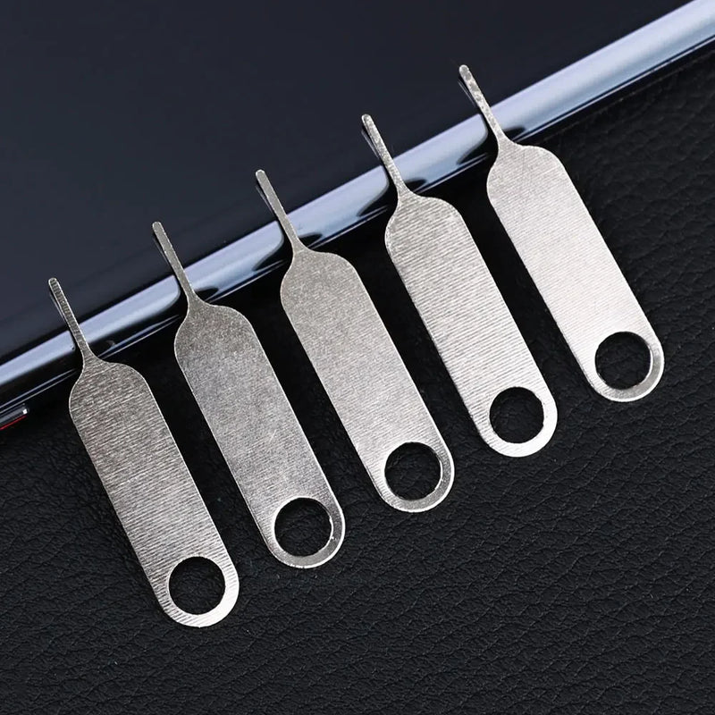 100-1PCS Metal Eject Sim Card Tray Open Pin Key Tool for IPhone 14 13 SamSung Xiaomi Apple IPad Tablet Universal Removal Needle