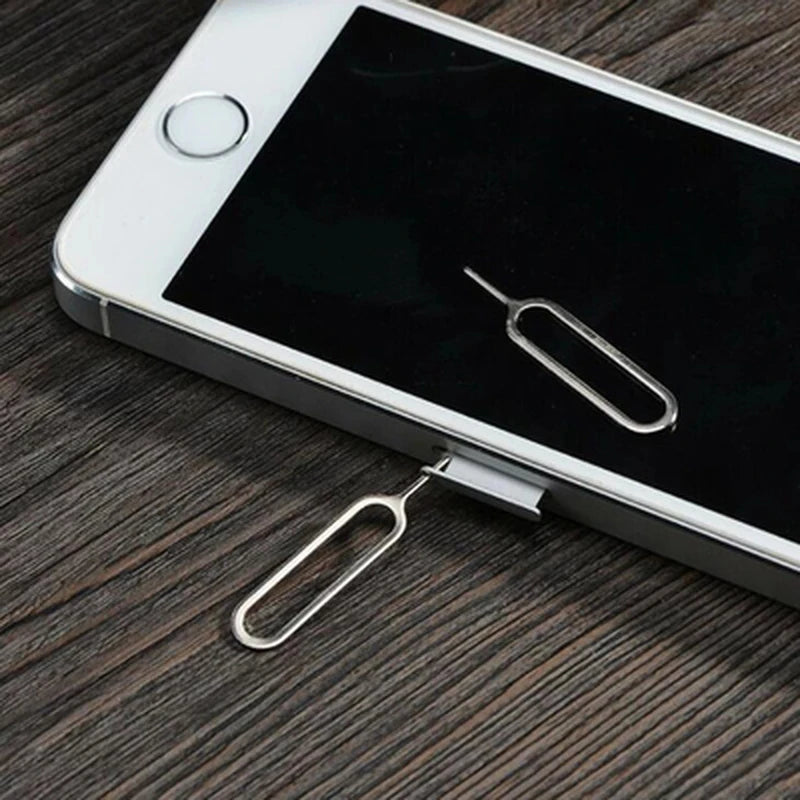 100PCS Interesting anti loss pin Eject Sim Card Tray Open Pin Needle Key Tool For Universal Mobile Phone For iPhone xiaomi POCO