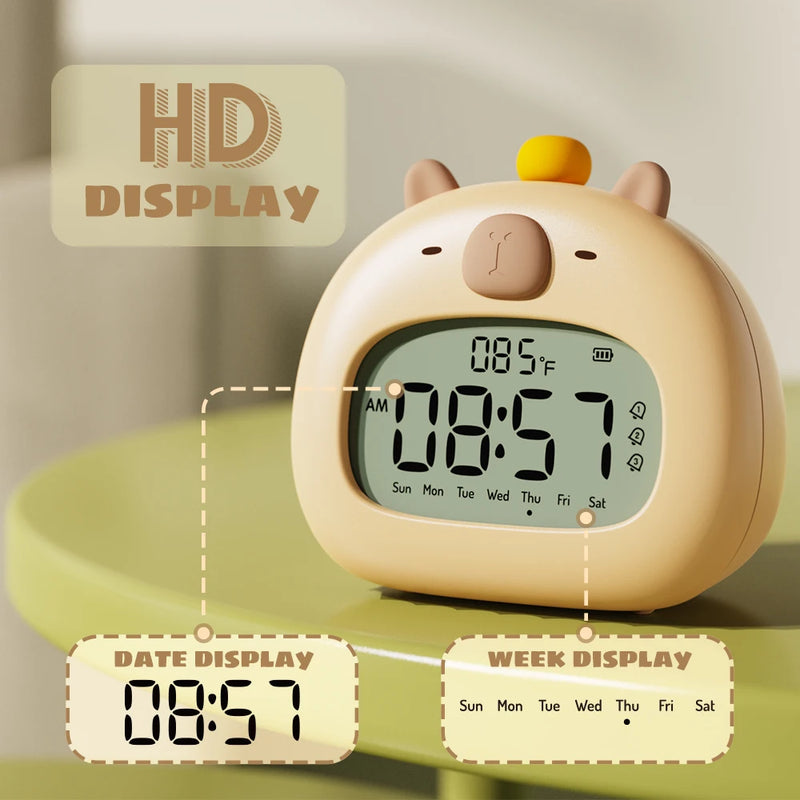 Bedside LED Clock Kids Alarm Clock Children&