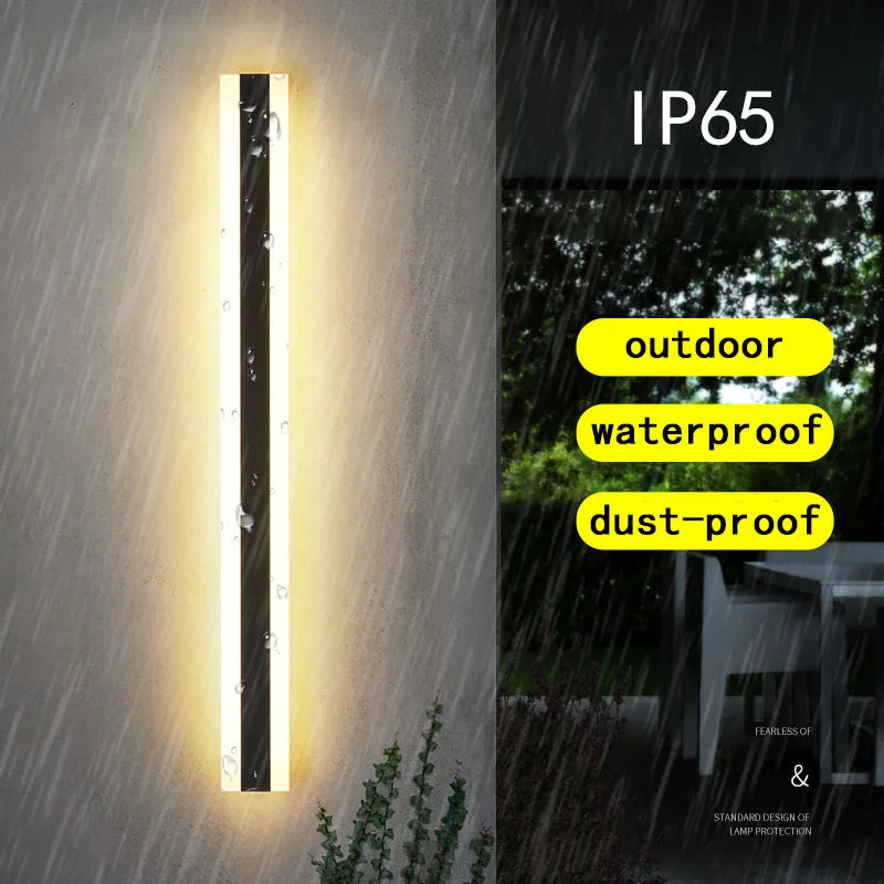 Outdoor Wall Light Modern Waterproof IP65 Porch Garden Wall Lamp Fixtures Garage Front Door Decoration Anti-water wall lighting